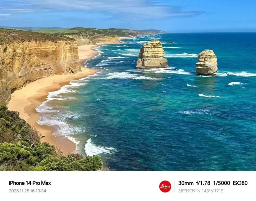 Classic panoramic view of Twelve Apostles sea stacks on Great Ocean Road Victoria Australia